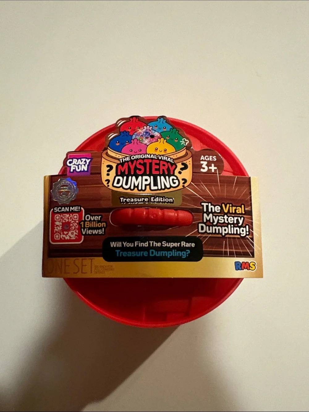 Crazy Fun Mystery Dumpling Treasure Edition Blue Squishy RMS 💙🥟